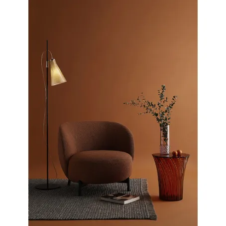 Lampada da terra K-Lux in acciaio con diffusore in plexiglas di Kartell
