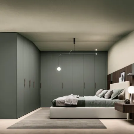 Armadio battente angolare Alterna SM2005 di Zalf