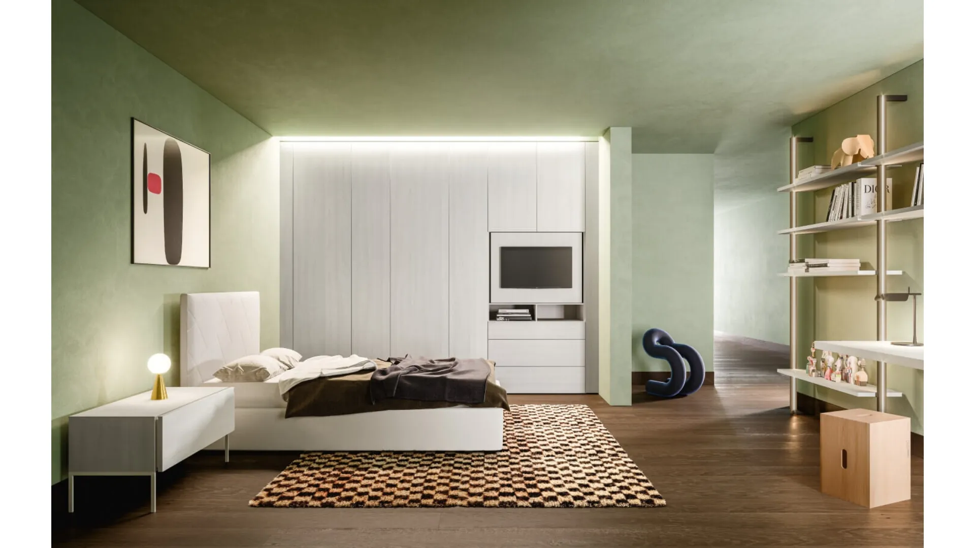 Armadio battente Alterna SM2009 di Zalf