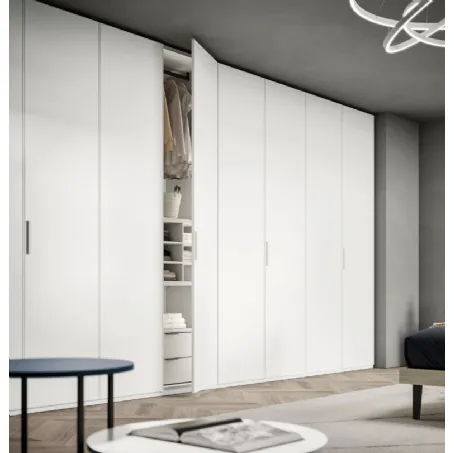 Armadio Ardecò Box Bianco in laccato opaco di Spagnol Mobili
