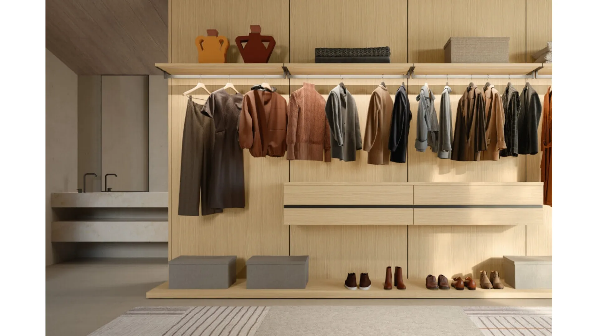 Cabina Armadio Flexy SM2526 di Zalf