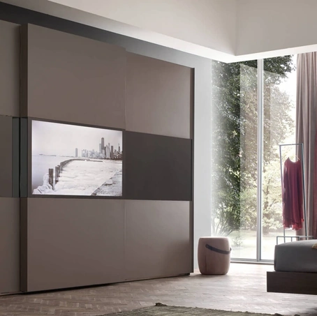 Armadio con TV Planblog3 di Maronese