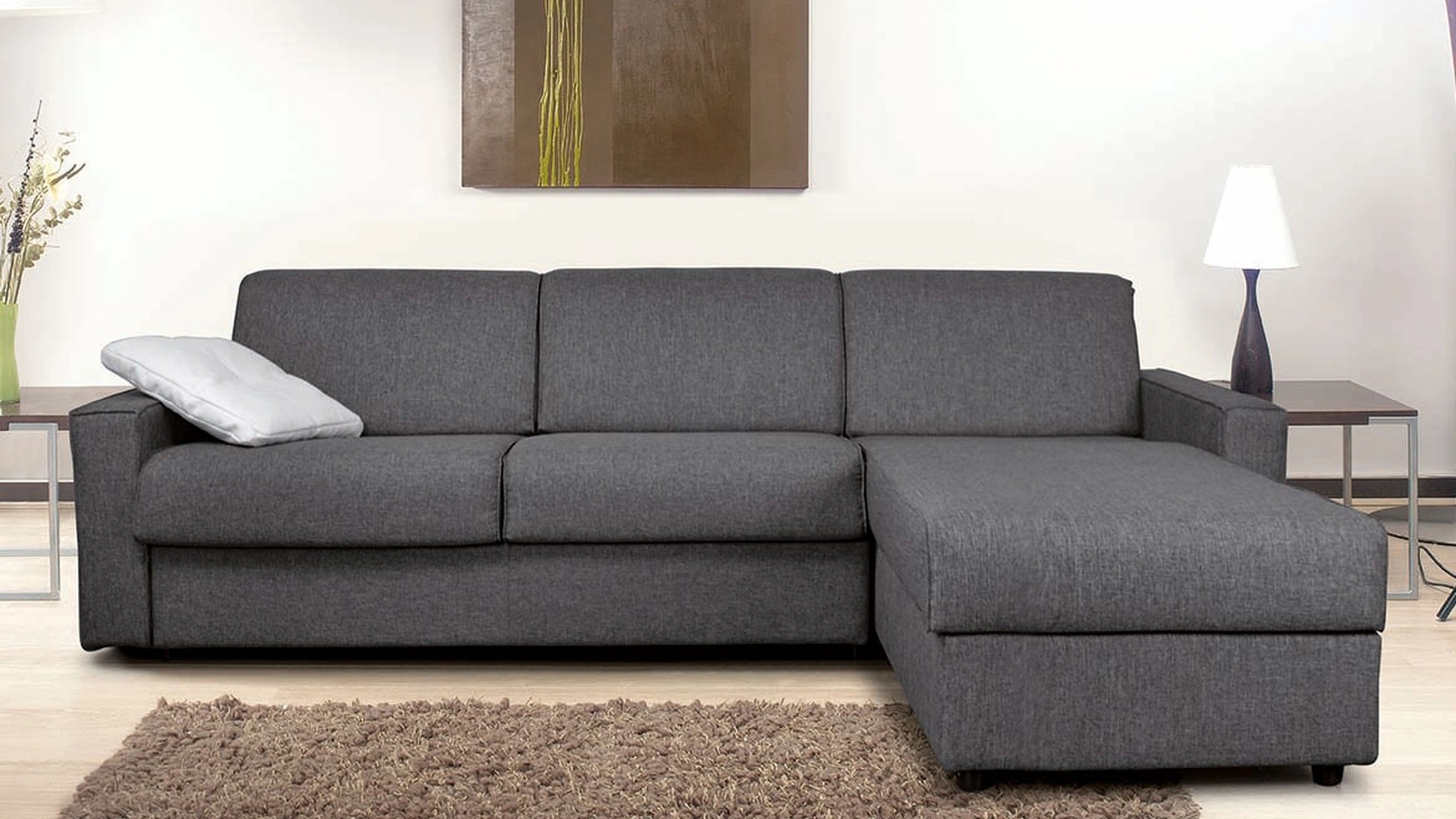 Divano Letto con penisola Cleo di Salvetti