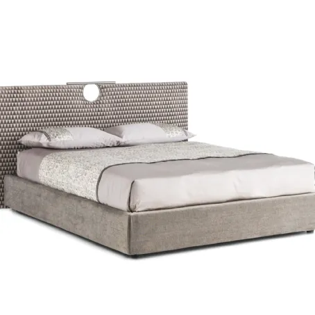 Letto Bay in tessuto con box contenitore di Cantori