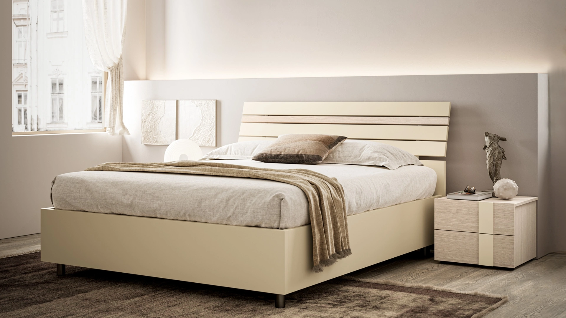 Letto con testiera Baya di SantaLucia