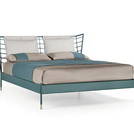 Letto con testiera in ferro battuto Countour di Cantori
