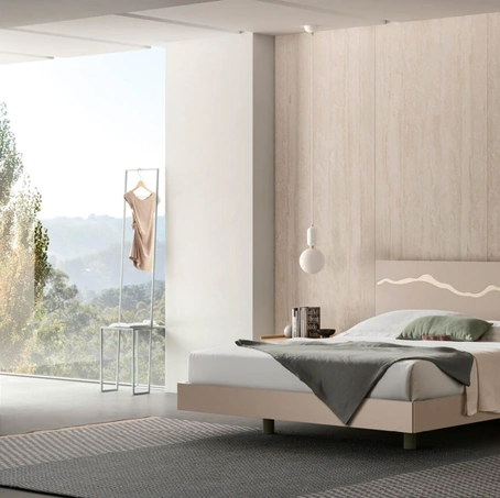 Letto Flash con testiera di Maronese