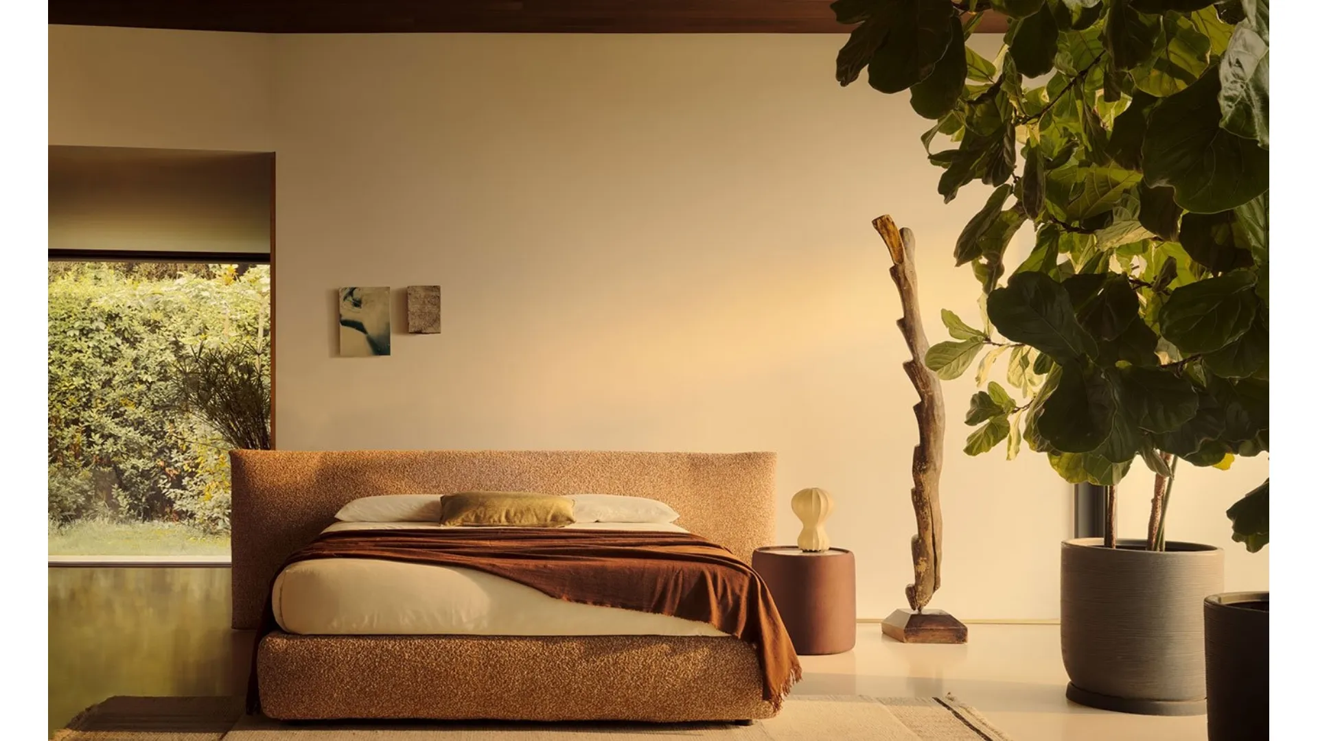 Letto con contenitore Milo di Bolzan Letti