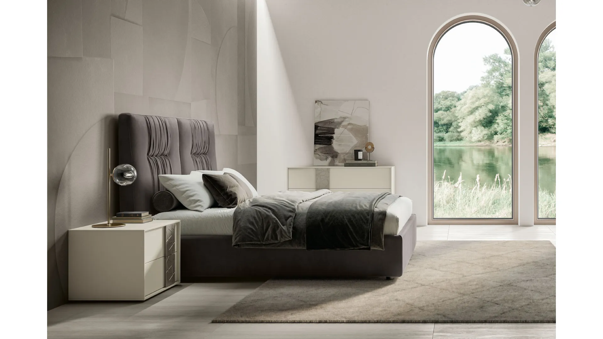 Letto Positano di Spagnol Mobili