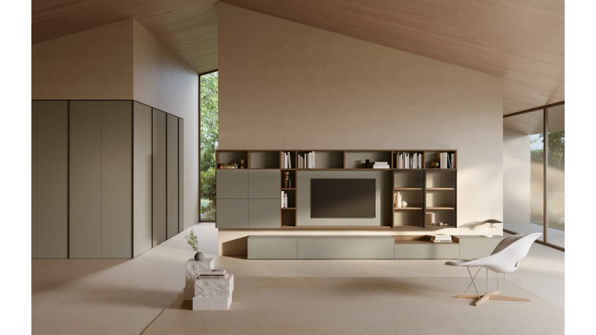 Parete Attrezzata Freespace SM2520 di Zalf