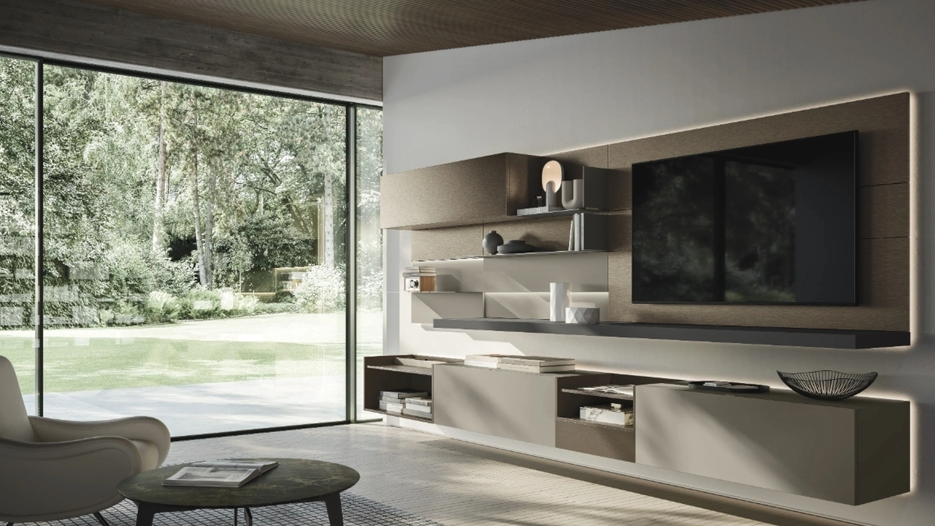 Parete Attrezzata Lampo 024 di Sangiacomo