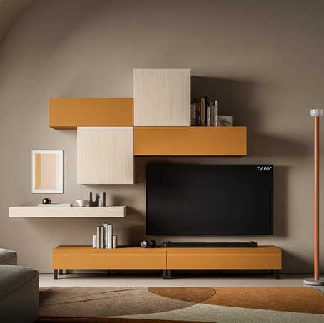 Parete Attrezzata Pratico PTG416 di SantaLucia