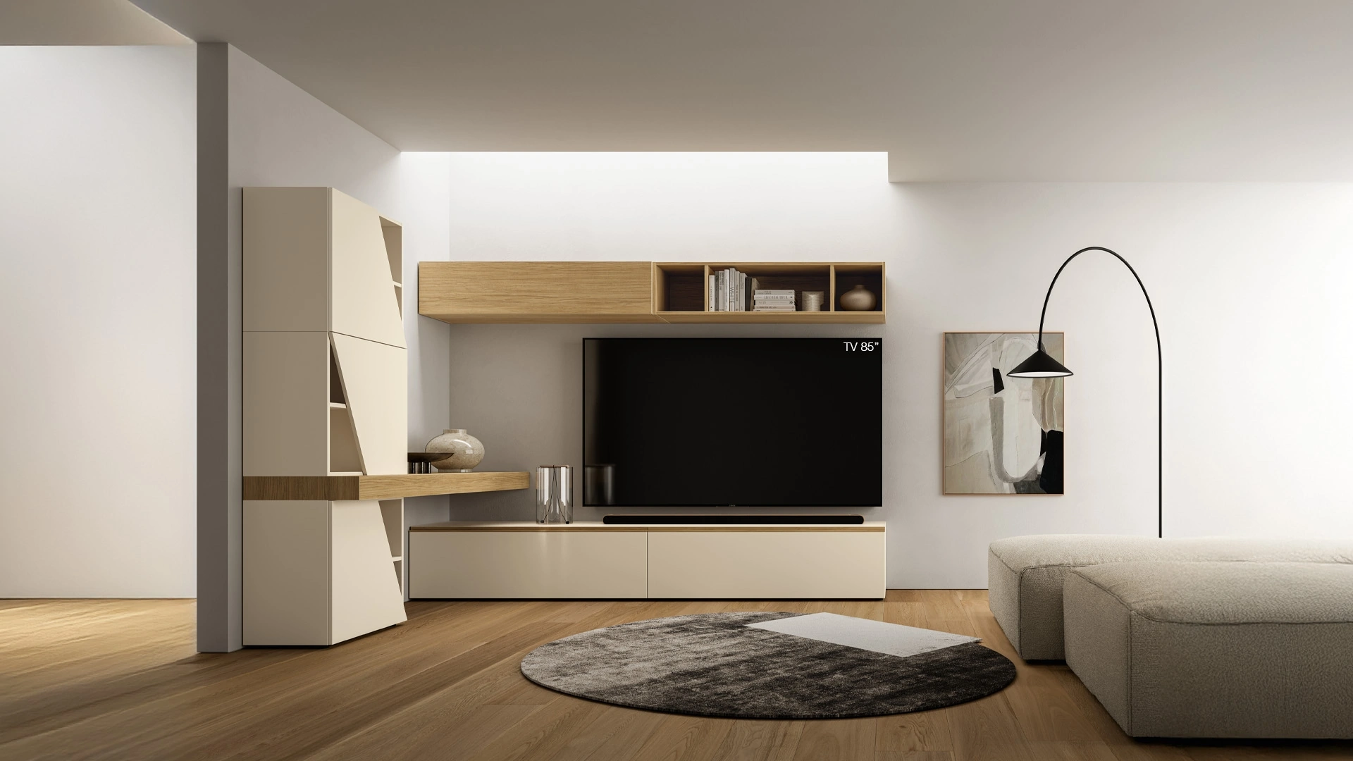 Parete Attrezzata Pratico PTG419 di SantaLucia