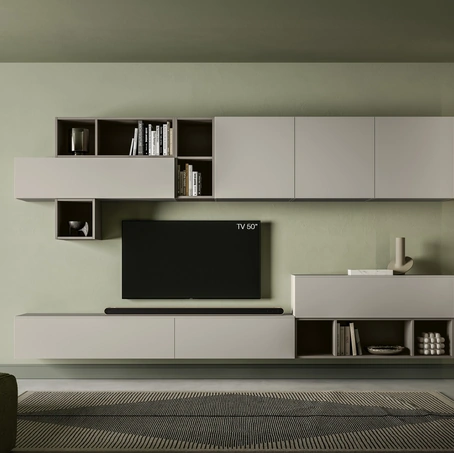 Parete Attrezzata Pratico PTG438 di SantaLucia