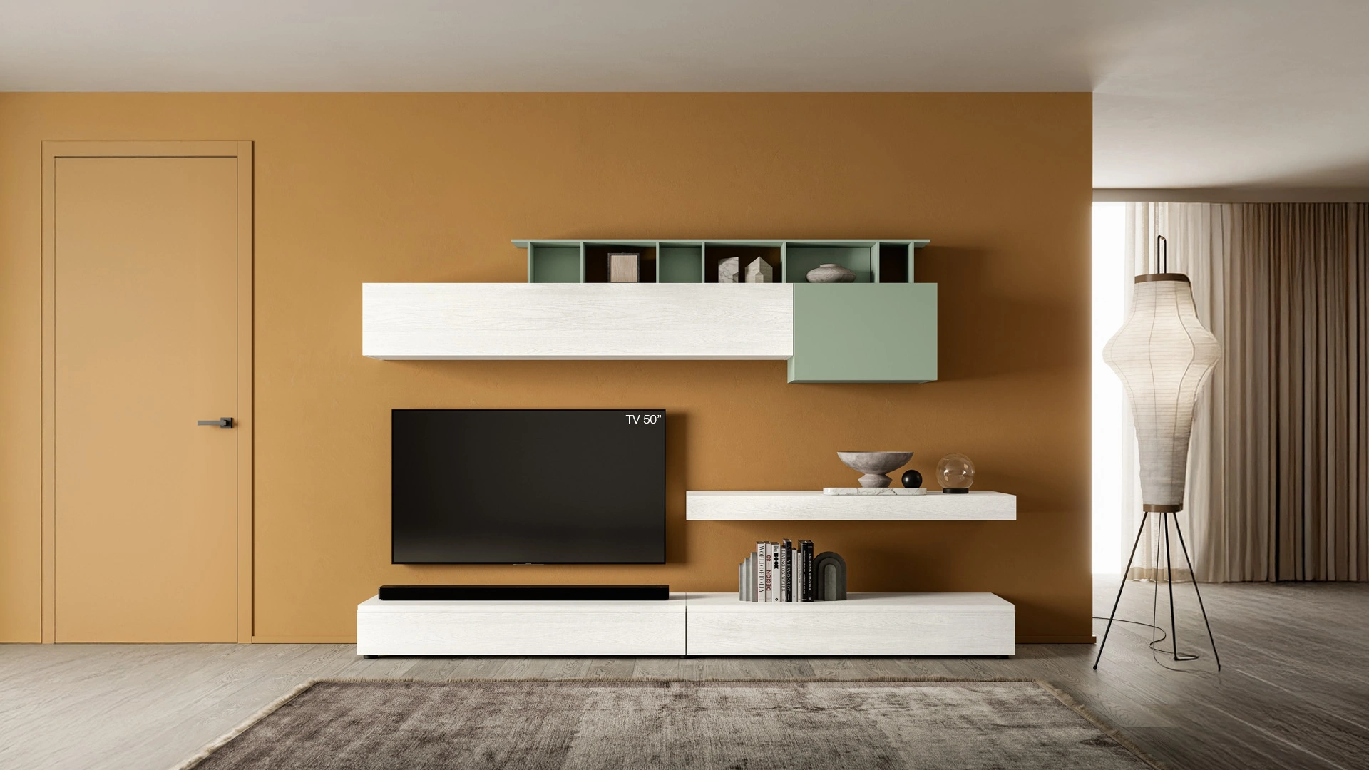 Parete Attrezzata Pratico PTG444 di SantaLucia