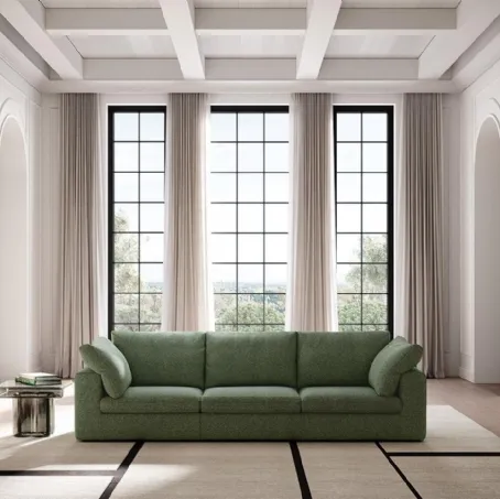 Divano lineare Superneutro di Felis