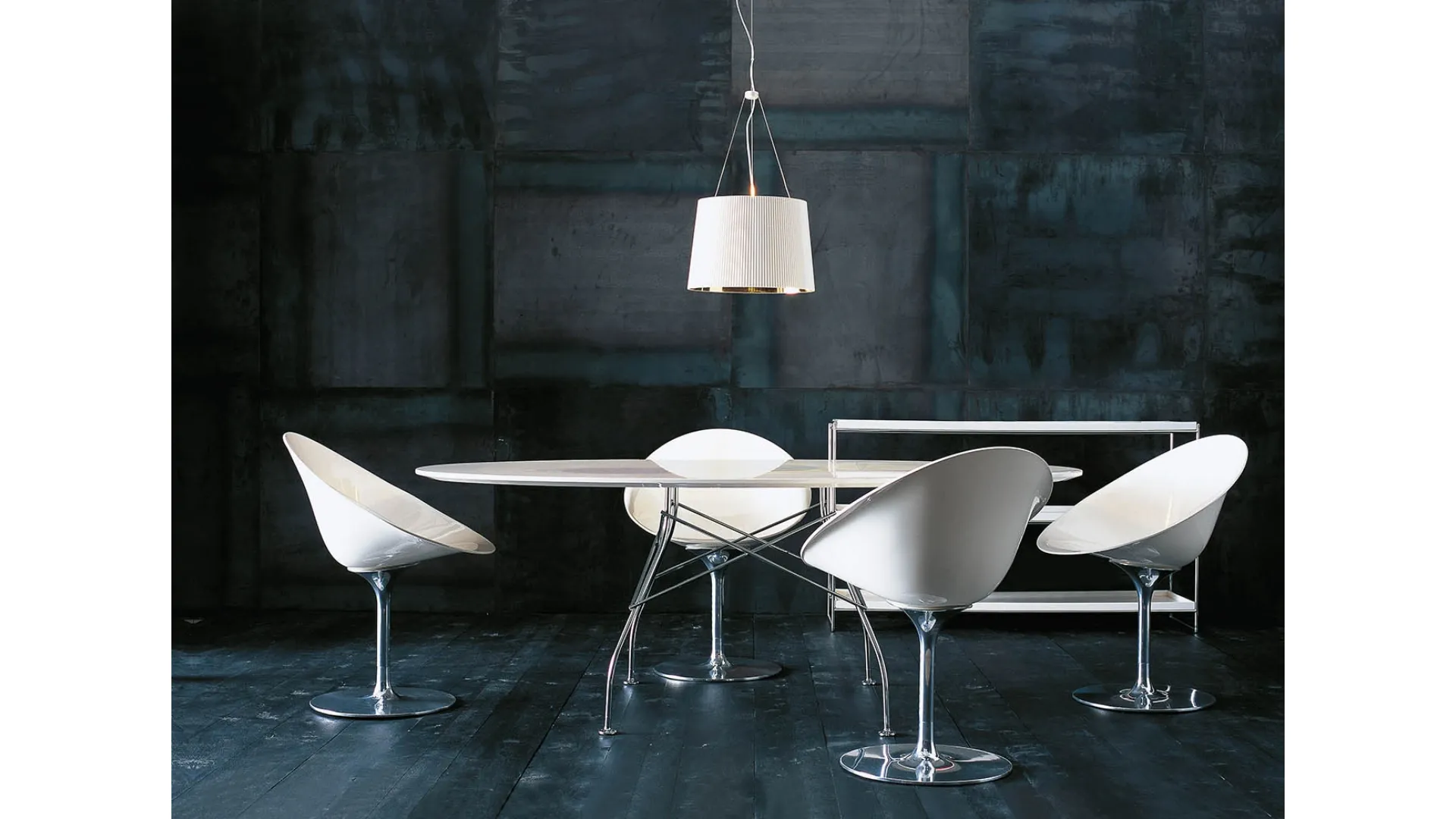 Tavolo rotondo Glossy di Kartell